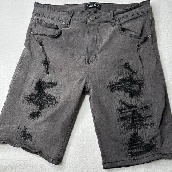 smoke & Ash Other - Smoke & Ash Men's Black Distressed Size 34